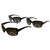 UV 400 Assorted Medium Frame Sunglasses Three Different Colors 9SG72142
