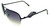 Aviator Black Half Framed Sunglasses HESG08