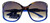 100% UV Tortoise Shell Royal Blue Faded Frame Sunglasses HESG21