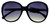 Black Frame Large Lens Sunglasses HESG53