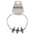 Clown Charm Accent Fashion Bracelet Silver-Tone - B184A