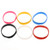 Debossed "Peace" Rubber Wristband Bracelets Assorted - B23713B