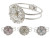 Spring Hinge Filigreed Snowflake Accent Cuff Bracelet Assorted - B7002C