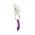 Purple Aluminum Bottle Opener Keychain KEKC4120P