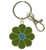 Green and Blue flower keychain KEKC4279
