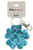 Blue Sequin Flower Keychain KEKC4399