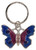 Multi-Colored Butterfly Key Chain KEKC4628
