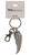 Silver Tone Angel Wing Key Chain KEKC4743