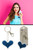 Blue Glitter Heart Key Chain KEKC5057