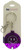 Purple Flashlight With White Smiley Face Key Chain KEKC5071 Purple Flashlight With White Smiley Face Key Chain KEKC5071