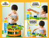 0104 Tayo Little Bus Tayo Parking Garage Play Set Toy with 14 Mini Cars ICONIX