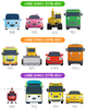 0051 Tayo Little Bus Tayo Friends Full Set Toy V.1 with 19 Mini Cars ICONIX