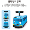Tayo Little Bus Classic Vroom Vroom Ride-On Car Toy with Silent Wheels ICONIX