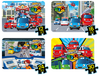 Tayo Little Bus Carry Case Puzzle Set (4 Puzzles) Emergency Rescue Theme