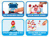 Tayo Little Bus Tayo Singing Birthday Cake Toy with Party Supplies, Melody, LED Candle