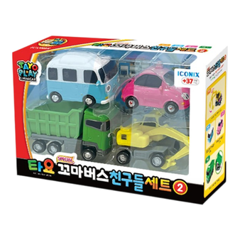 0003 TAYO Little Bus Friends Special Mini Car 4 pcs Toy Set V.2