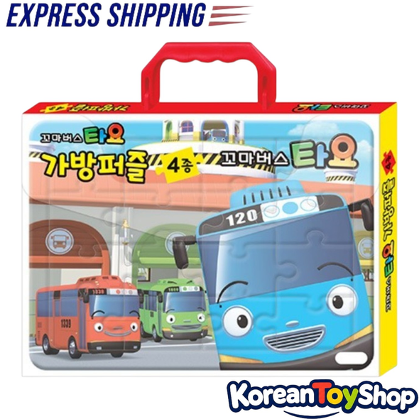 Tayo Little Bus Carry Case Puzzle Set (4 Puzzles) Basic Version