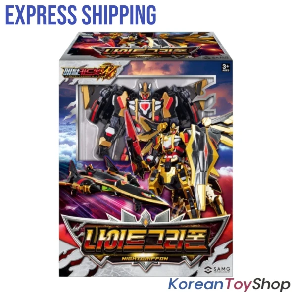 Metal Cardbot W Night Griffon Transforming Robot Toy Nightgriffon