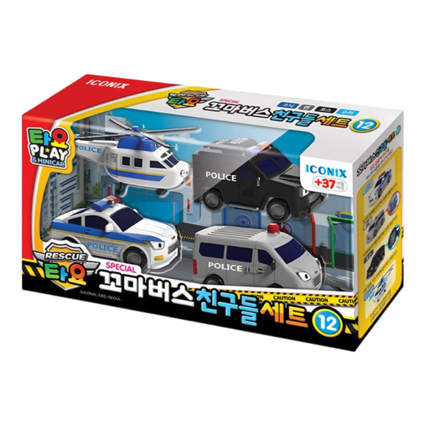 0013 TAYO Little Bus Friends Special Mini Car 4 pcs Toy Set V.12