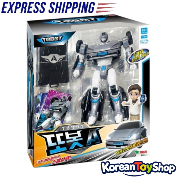TOBOT A Transforming Robot Toy Robot to Car Big Size YoungToys Special Pack