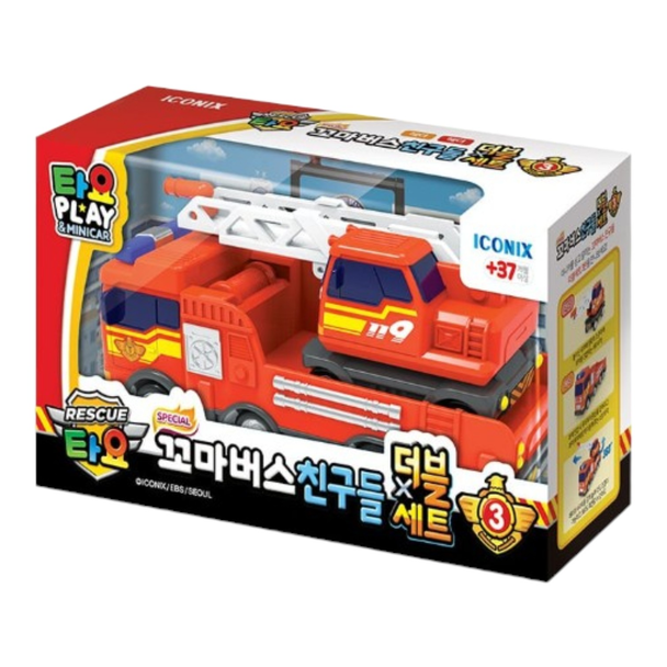 0023 TAYO Little Bus Friends Special Double Set V.3 Toy 2 pcs ICONIX