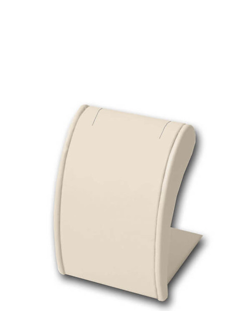 Beige Large curved single pair earring or pendant display