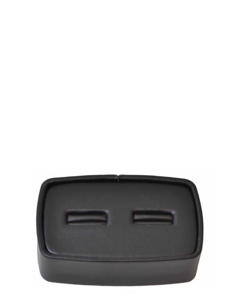 Black Two slot ring jewelry display tray