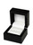 Xpression II Wood - Small Single Ring jewelry gift and presentation box with pearl leatherette interior