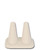 Beige Double ring finger jewelry display