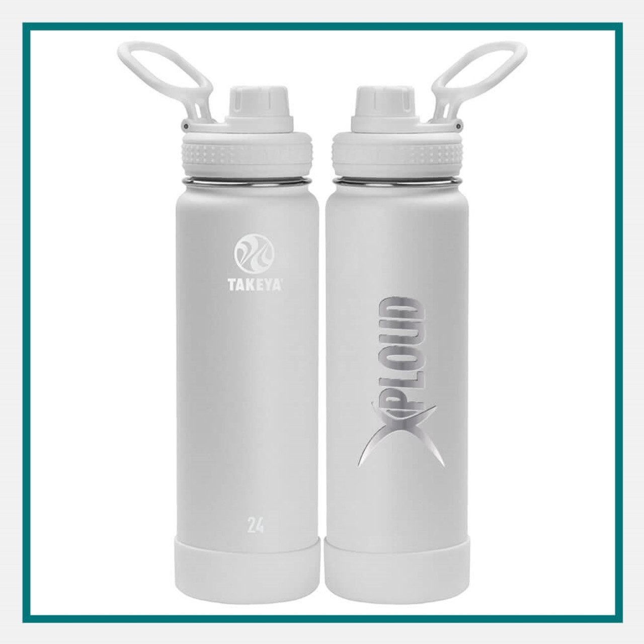 Customer Reviews: Takeya Actives 24-Oz. Insulated Stainless Steel Water  Bottle with Spout Lid Teal 51048 - Best Buy