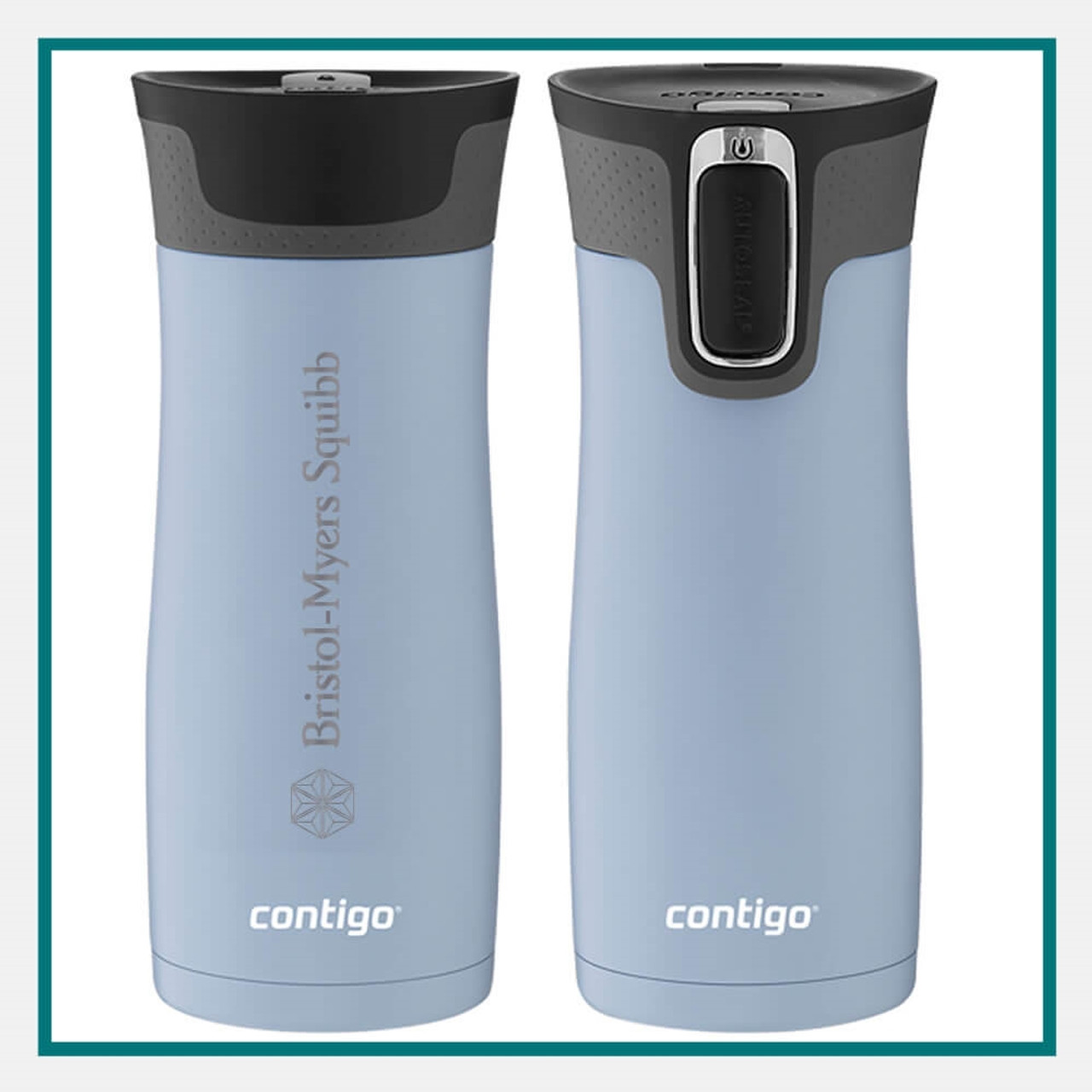 Contigo Autoseal West Loop Vacuum-Insulated Stainless Steel Travel Mug, 16 oz, Earl Grey