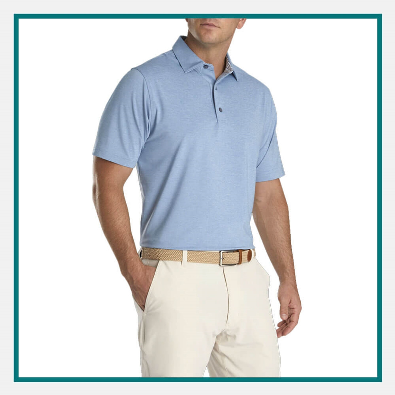 Peter Millar Solid Lisle Polo Shirt - White