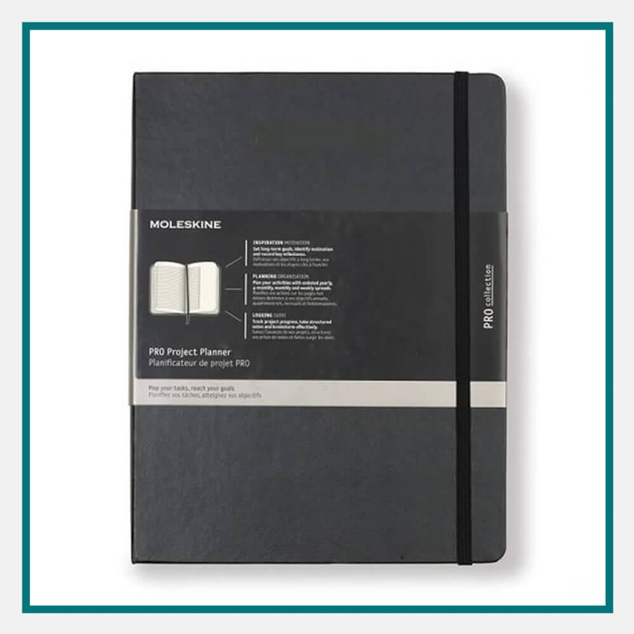 Branded Moleskine by Noted in Style, the customisation experts.