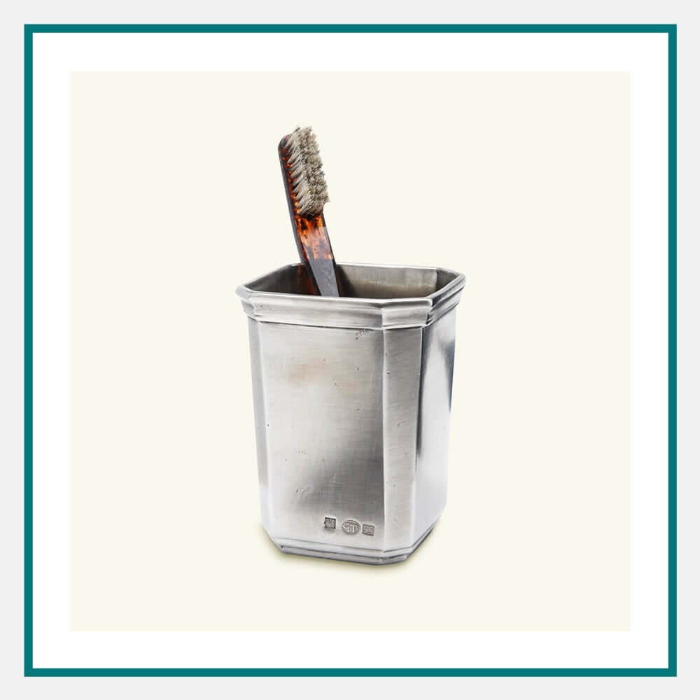 MATCH Pewter Dolomiti Toothbrush Cup - Thumbnail 2