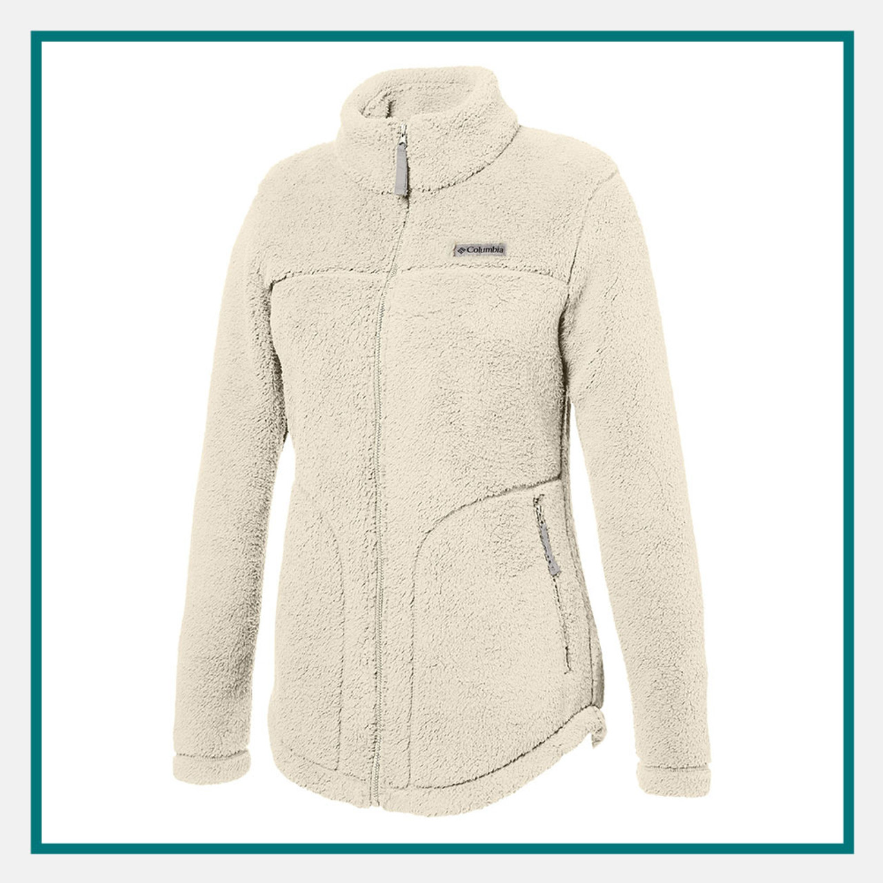 Monogrammed Sherpa Full Zip Jacket