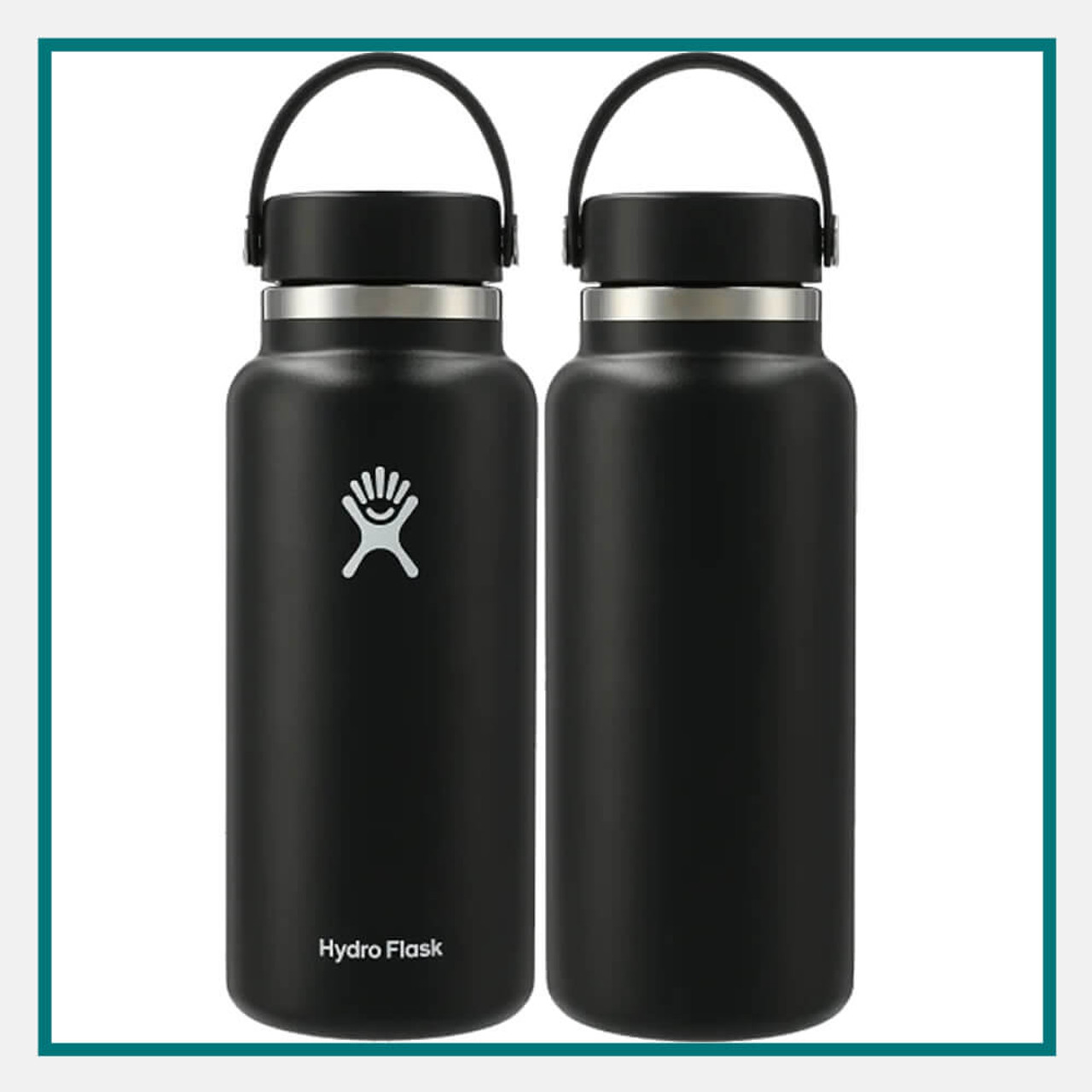 Hydro Flask 32 oz. Wide Mouth Flex Cap Water Bottle - Black