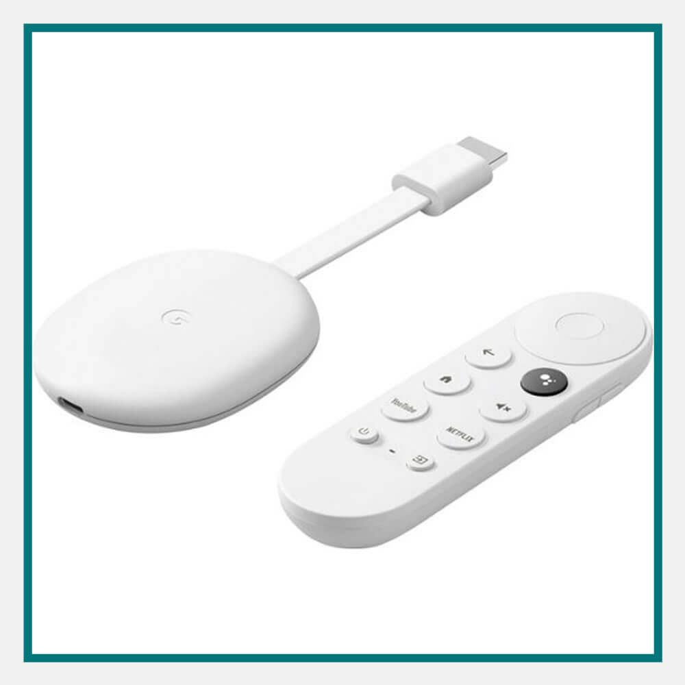 Google Chromecast with Google TV (HD) with Company logo