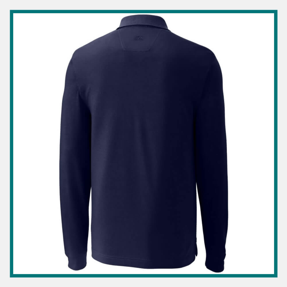 Cutter Buck Advantage Eco Pique Long Sleeve Polo Embroidered ELITE