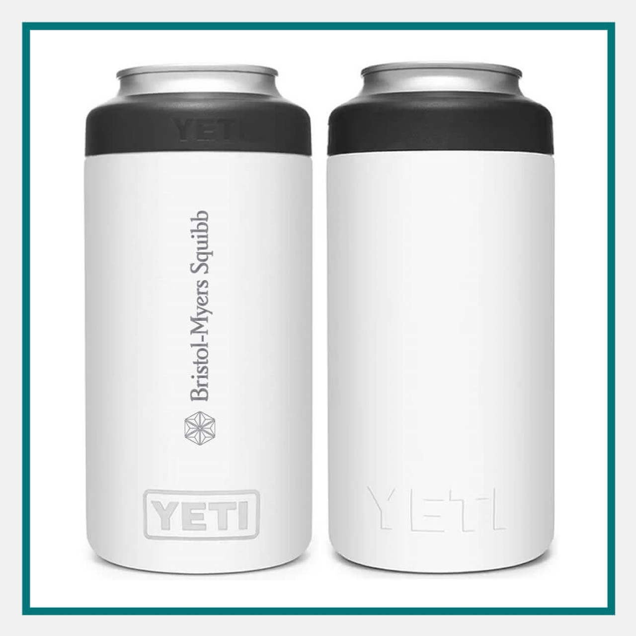 REAL YETI 16 Oz. Laser Engraved Seafoam Stainless Steel Yeti Stackable Pint  Rambler Personalized Vacuum Insulated YETI 