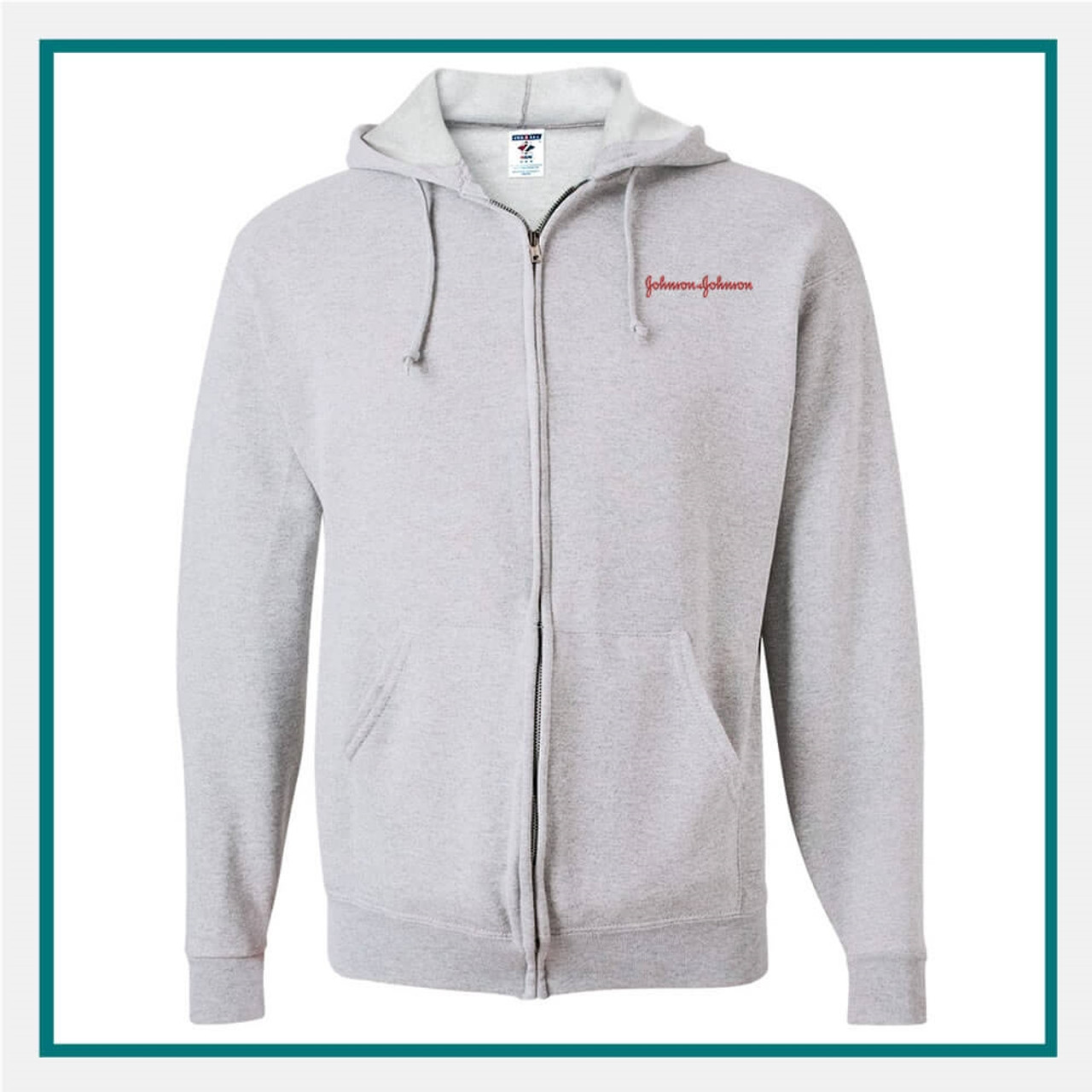 JERZEES NuBlend Full-Zip Hooded Sweatshirts Embroidery | ELITE