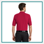 Port Authority Silk Touch Polos Pocket Customized