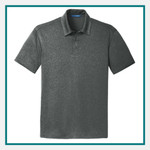 Port Authority Custom Trace Heather Polos