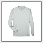 UltraClub Adult Cool & Dry Sport Long-Sleeve T-Shirt - Embroidered