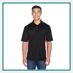 UltraClub Men's Cool & Dry Sport Two-Tone Polo - Embroidered