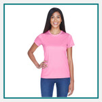 UltraClub Ladies' Cool & Dry Sport Performance Interlock T-Shirt - Embroidered