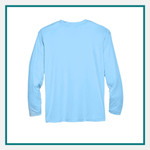 UltraClub Men's Cool & Dry Sport Long-Sleeve Performance Interlock T-Shirt - Embroidered