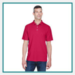 UltraClub Men's Cool & Dry Stain-Release Performance Polo - Embroidered