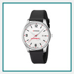 Wenger Large Dial Black Strap Custom Logo