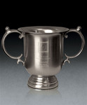 Brushed Pewter Large 'Manchester' Trophy Cup - Laser Engraved