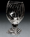 European Crystal 'Cahir' Trophy Cup - Sand Etched